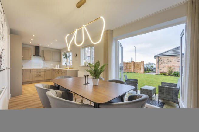 Indicative Kitchen/Dining Room, Contemporary Modern Decoration