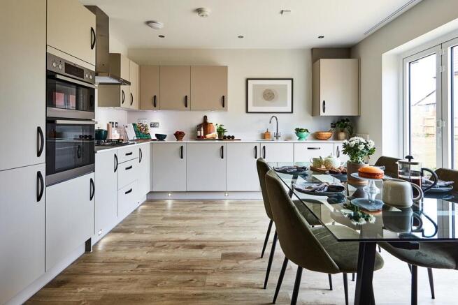 Spacious kitchen/diner with direct access to the garden