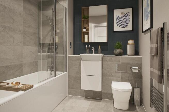 How your bathroom may look in an urban palette