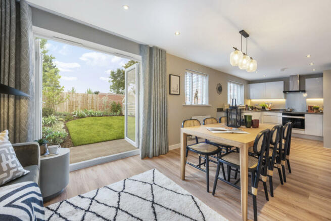 Indicative Kitchen/Dining Room, Contemporary Modern Decoration