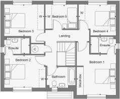 Dandara - The Orchard - The Kingston, Home 4 floorplan