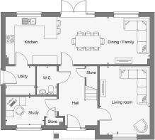 Dandara - The Willows - The Kingston, Home 28 floorplan