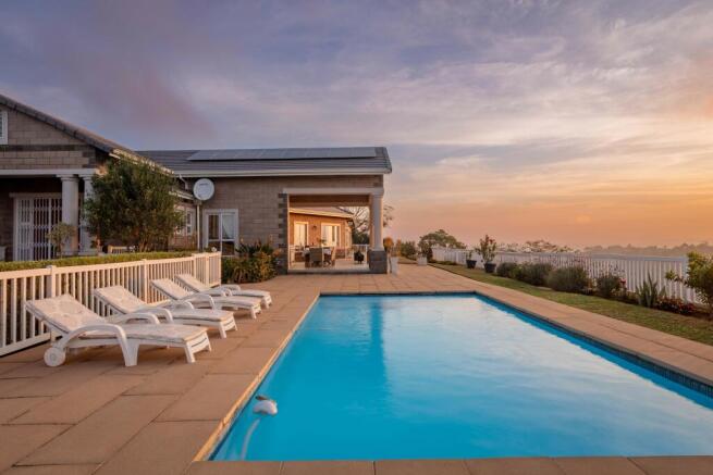 Unrivaled entertainment area and sparkling pool
