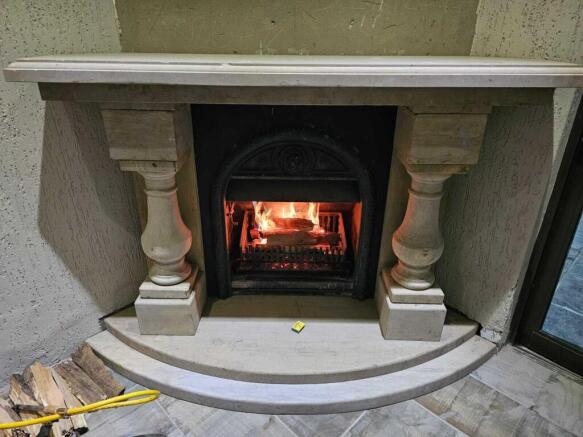 Cozy fire place
