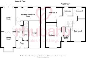 25 Thistle Hill Drive, Streethouse Floorplan