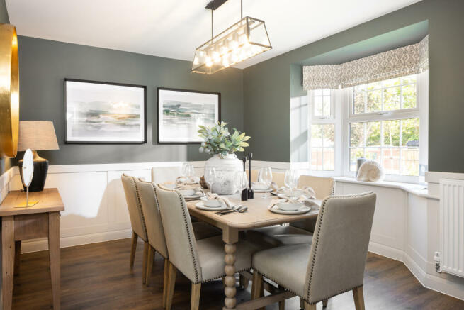 Dining room in the Manning 5 bedroom home