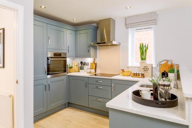 Kitchen in The Greenwood 3 bedroom home