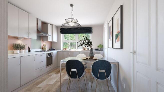 Oakmoor kitchen 3 bedroom home