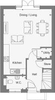 Dandara - The Pines   - The Inchcolm, Home 36 floorplan