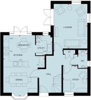 Ground floor of the 4 bedroom Wychwood