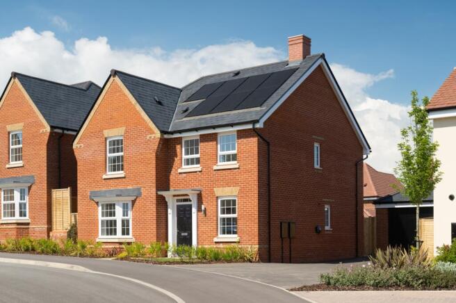 External of the 4 bedroom Culver at Brookwood Meadows May 25