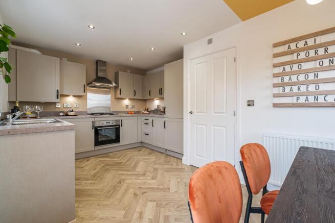 Interior view of kitchen & dining in our 3 bed Martham home