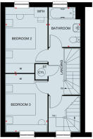 First floor floorplan of The Kennett