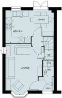 Ground floor floorplan of The Kennett