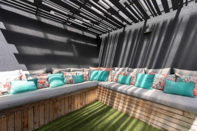 Outdoor seating area