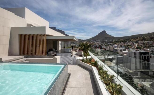 Rooftop pool terrace