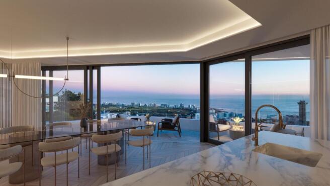 Dining onto Terrace - Perspective