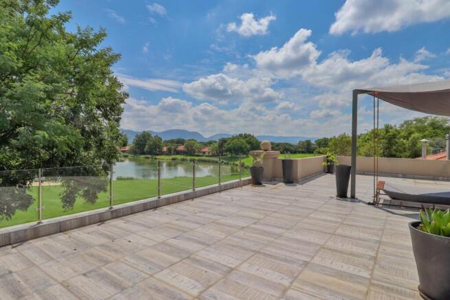 Upstairs patio