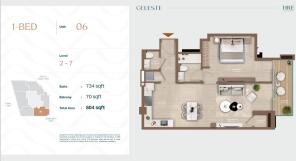1 Bed 
