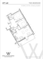 floor plan 2bed