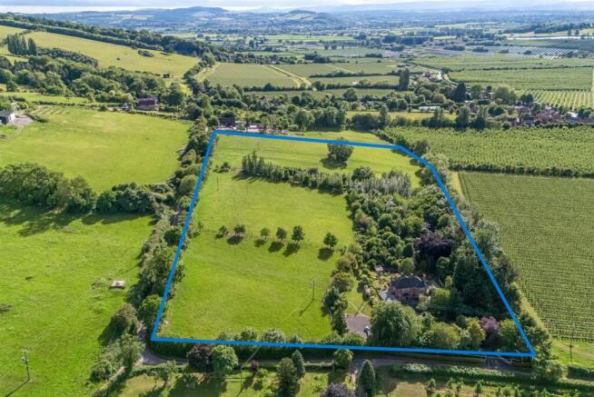 Drone Image Land Plan For Identification Purposes 