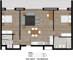 2-Bed floorplan