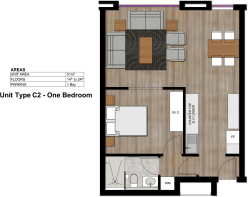 1-Bed Floorplan