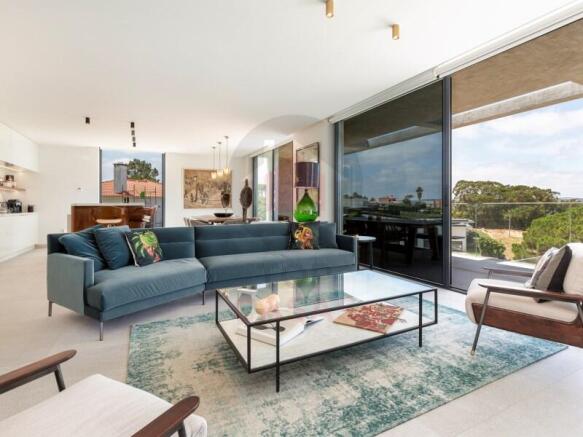 Villa with lagoon views