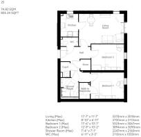 Apartment 25 Floor Plan