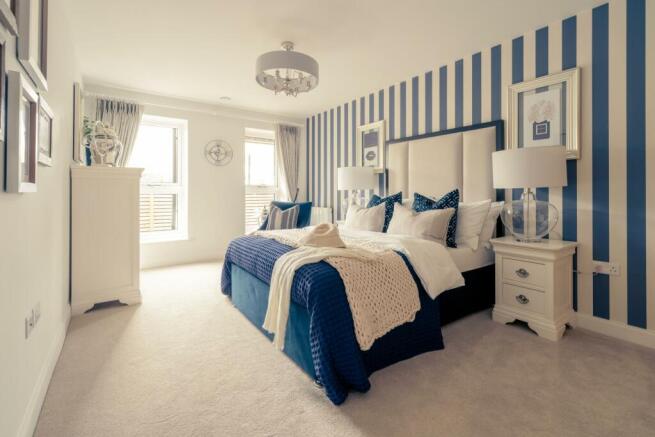 Show home master bedroom