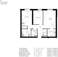 Apartment Floor Plan 44
