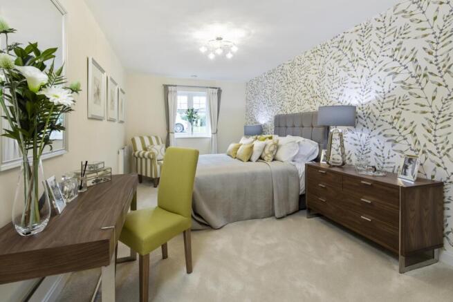Show home master bedroom