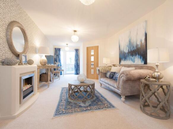 Show home living room