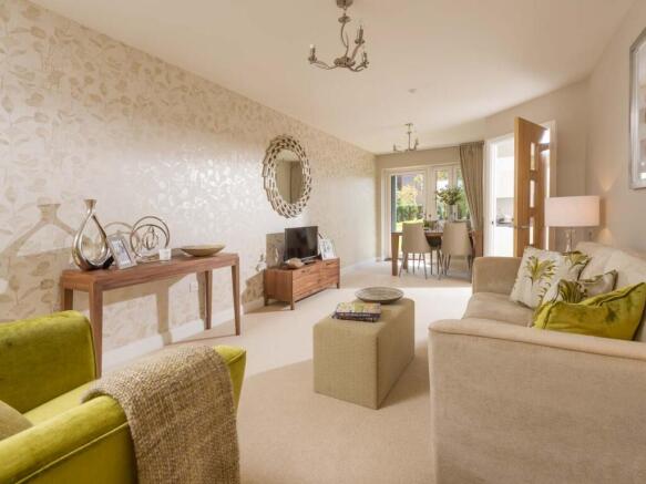 Show home living room