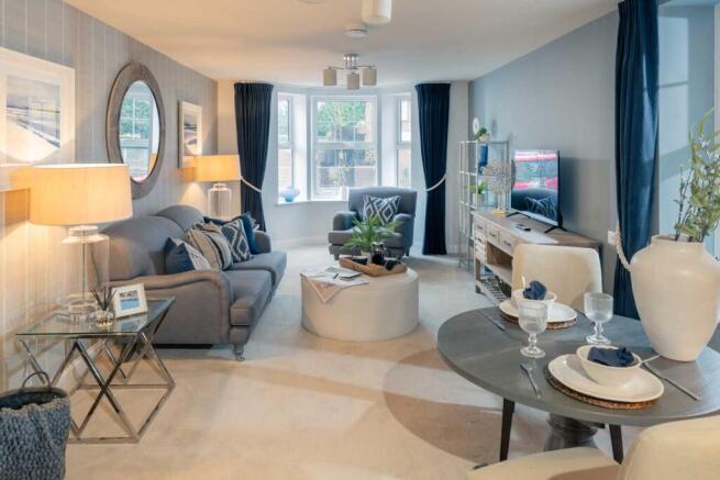 Show home living room