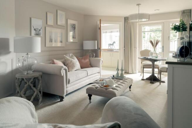 Show home living room