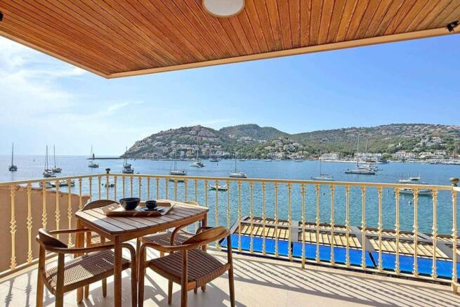 02-Appartement mit Meerblick an der Hafenpromenade von Port d¿Andratx-kaufen-terrasse