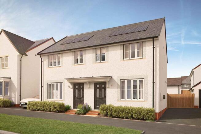 Exterior Grovier Three Bedroom New Build Plot 144