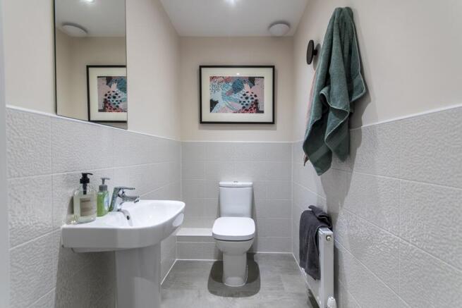 Convenient downstairs toilet