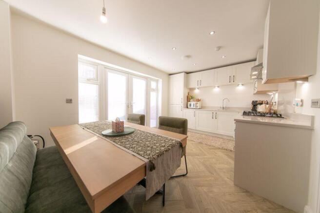 Kitchen and dining room