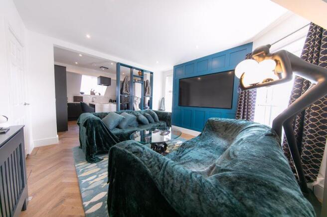 Living room & kitchen