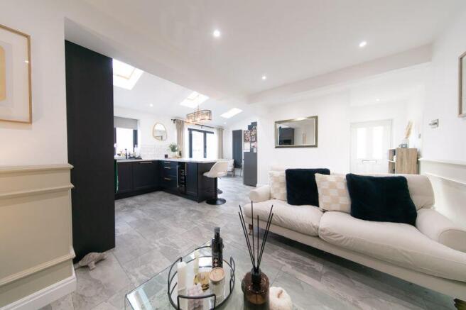 Open plan family room