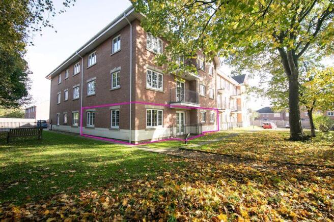 Rear corner elevation