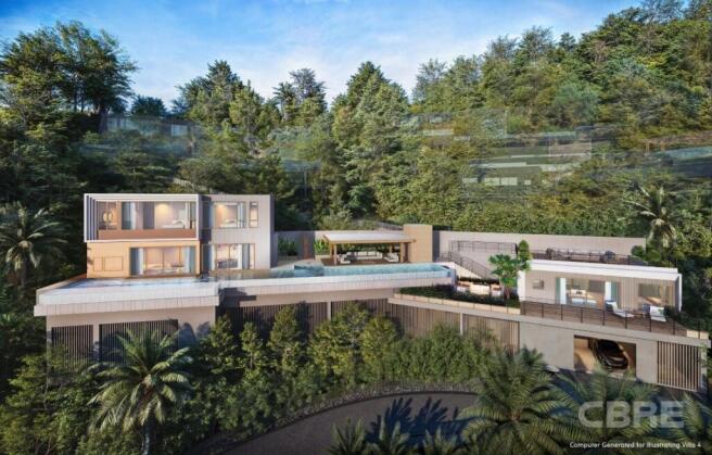 The villa
