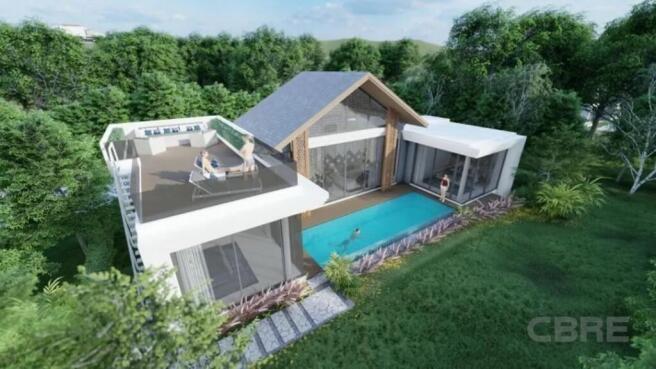 The villa