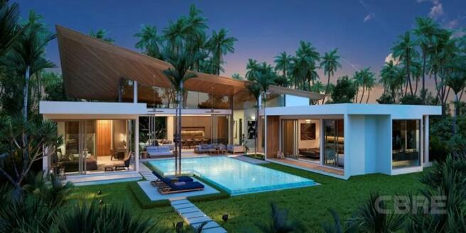 The villa