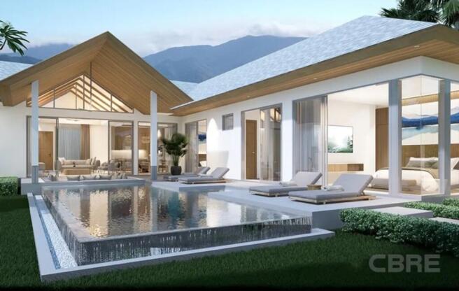 The villa