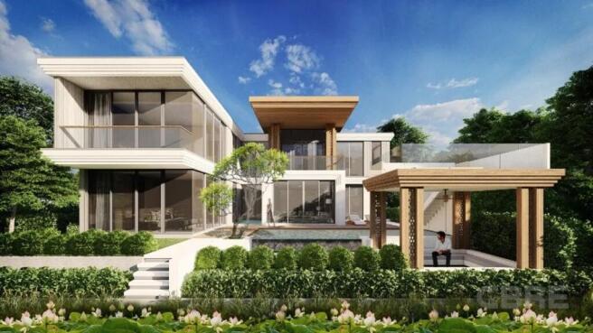 The villa