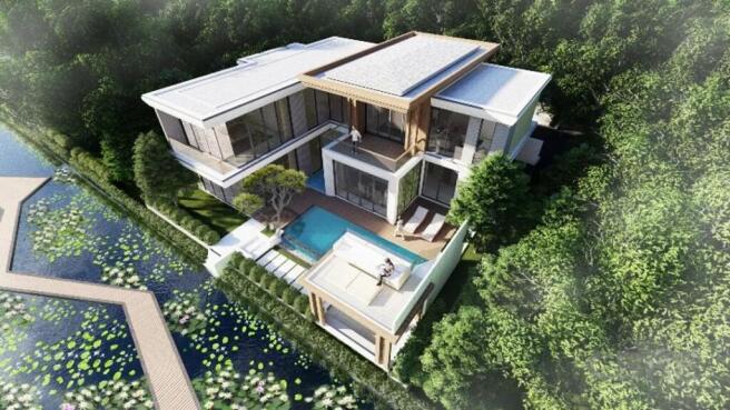 The villa