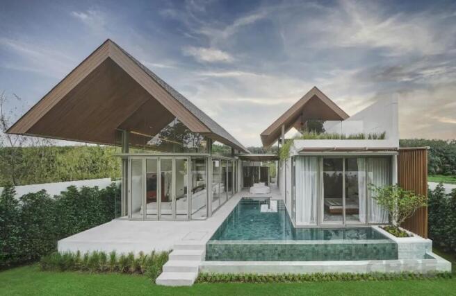 The villa